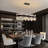 Kacy 16-Light Dimmable Modern Matte Black Rectangle Chandelier with Crystal Accents for Kitchen Island Dining Room-1516143926-1519909784
