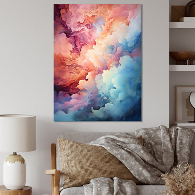 Abstrait galaxie céleste abstraite sur toile