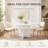 47" Farmhouse Round Dining Table for 4-31633599