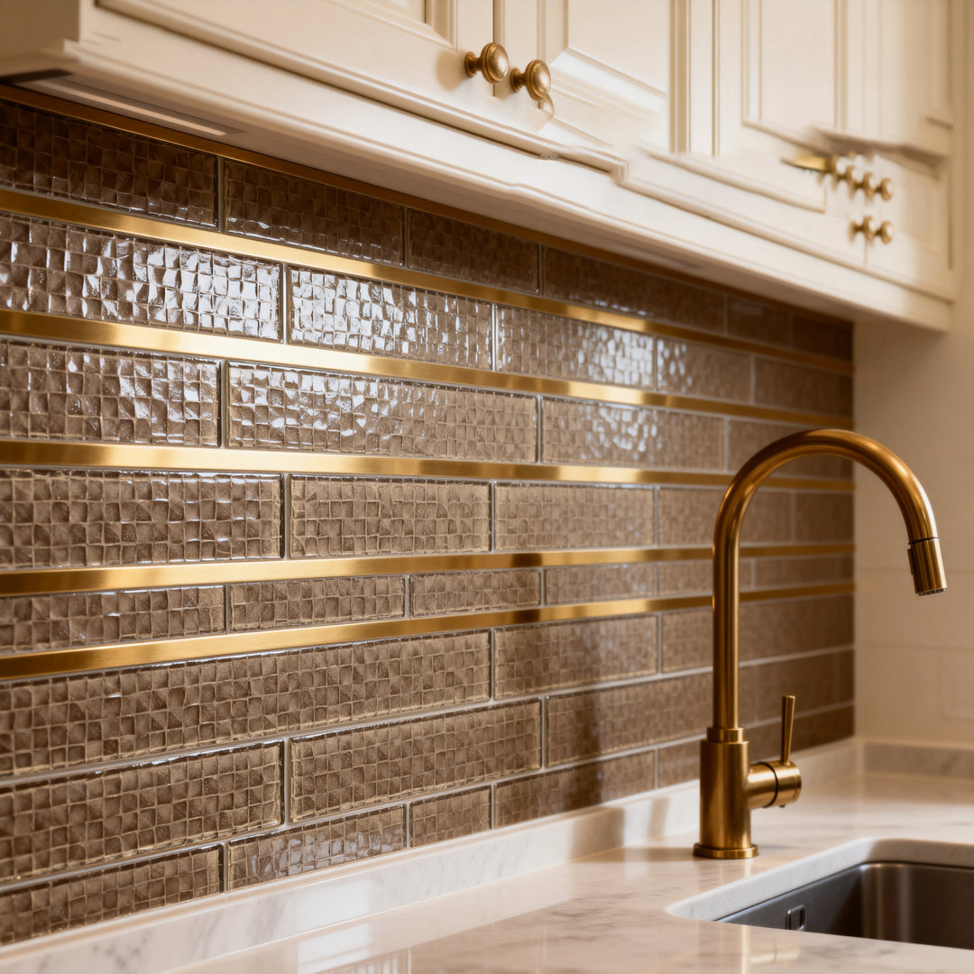 Metro Cubes 2 in. x 8 in. Textured Glass Straight Edge Subway Decorative Kitchen & Bathroom Wall Tile Abolos 