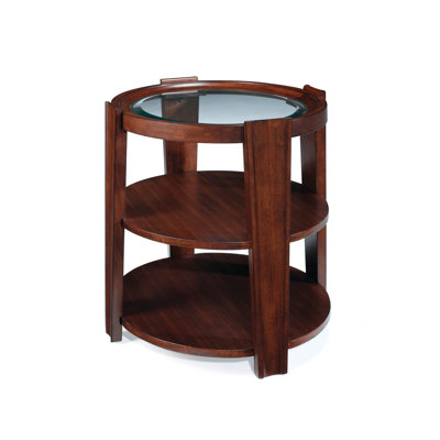 Nuvo Glass Top End Table