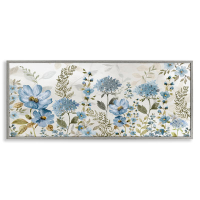 Giclée discrète encadrée de Meadow Foliage, design par Nan