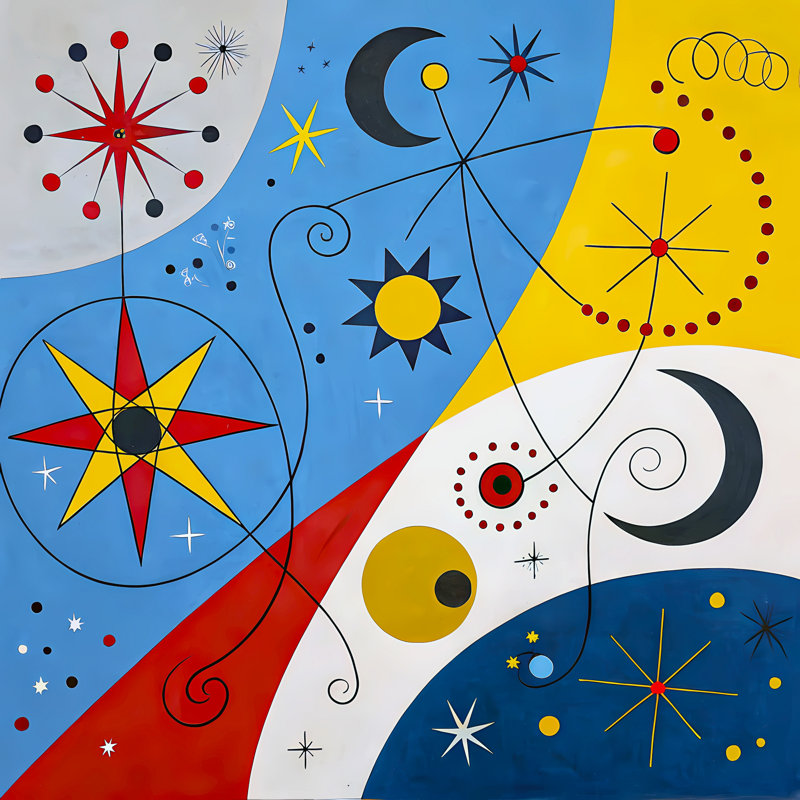 Galactic Rhapsody, 24" H x 24" W