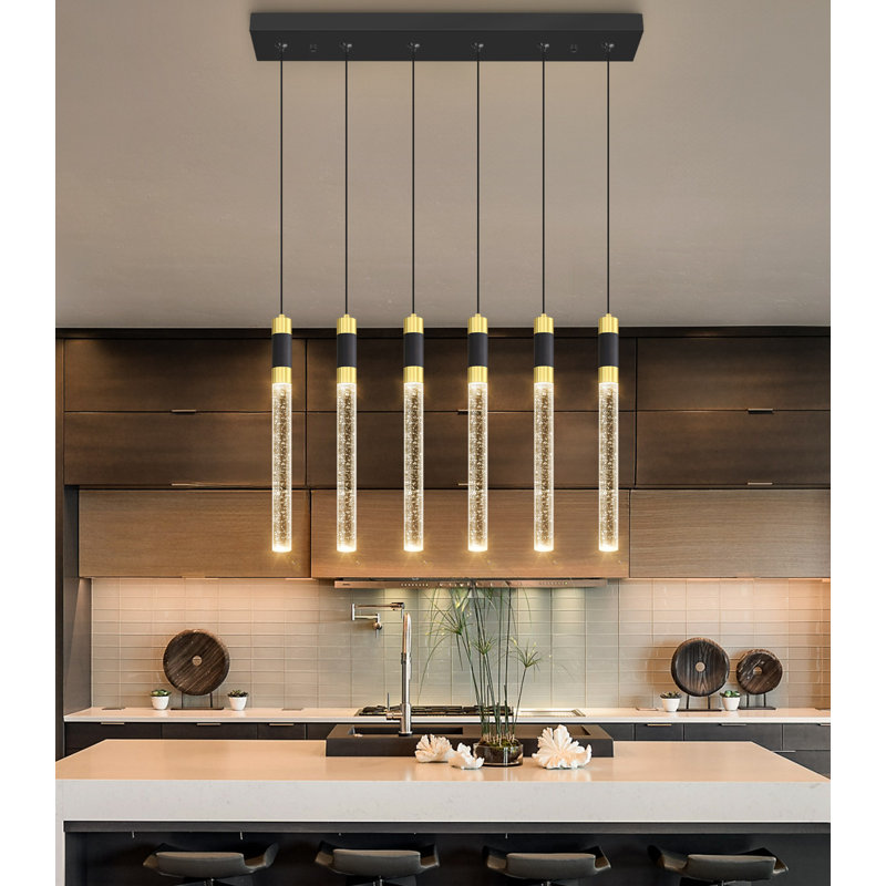 Lustre 20 lumières à DEL en cristal Glam, 6-CP