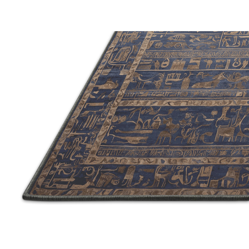 Tapis mauve soyeux et moelleux, Rond 3 pi