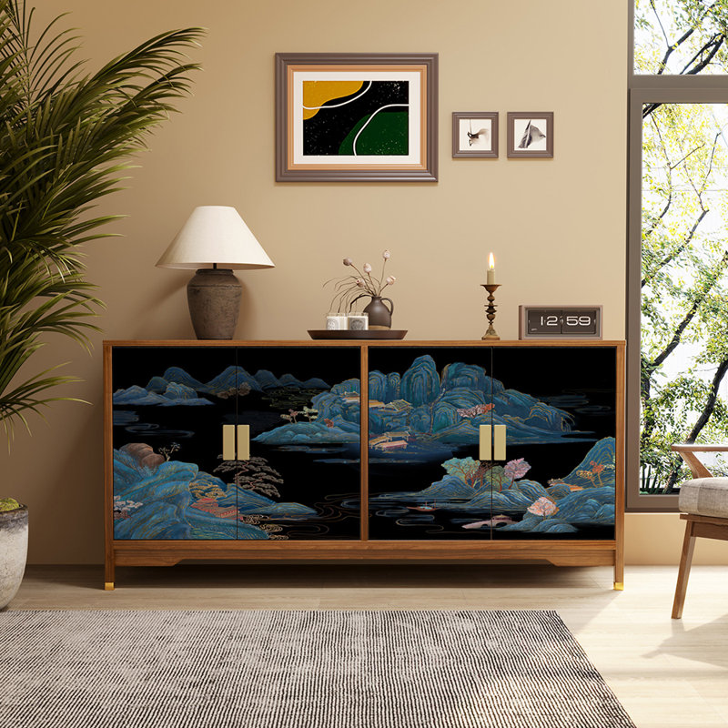 Buffet de luxe chinois de style rétro