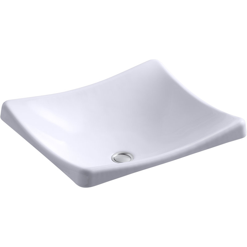 DemiLav Metal Specialty Vessel Bathroom Sink, Lavender Gray