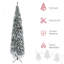 Arbre de Noël artificiel mince enneigé 7,5 pi avec branches réalistes et 738 pointes-1242660405