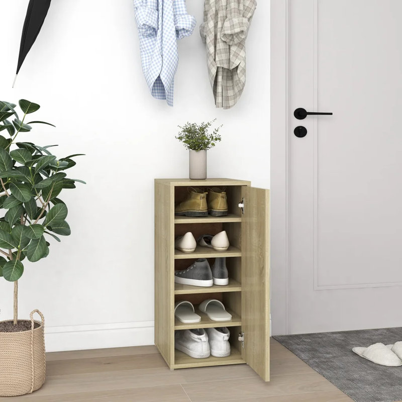 Shoe Cabinet 32x35x70 cm Engineered Wood, Sonoma Oak