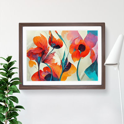 Artistic Floral Abstract Vol.5 - Single Picture Frame Print