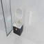 Meuble-lavabo mural 24 po avec lavabo en céramique et armoire latérale, portes à fermeture en douceur, armoire combinée 00112Wh-06324bct-130183790