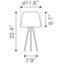 Lampe de table Mozzi grise et noire