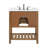 Grigg Free-Standing Single Vanity with Cultured Marble Top-705562915