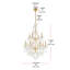 Lesli - Light Candle Style Tiered Chandelier-26991667-113607365