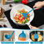 Ensemble de 6 ustensiles de cuisine en silicone, ustensiles de cuisine bleu marine pour batterie de cuisine antiadhésive, silicone de qualité alimentaire, va au lave-vaisselle, ensemble de gadgets de cuisine résistants à la chaleur-130621667