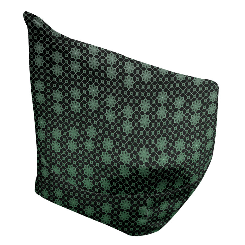 Fauteuil à billes standard & Leffel, Pas de bourre, H 120 po x l 31 po x P 60 po, Noir / Vert
