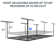 Mashiya Steel Height -Adjustable Ceiling Mounted Rack