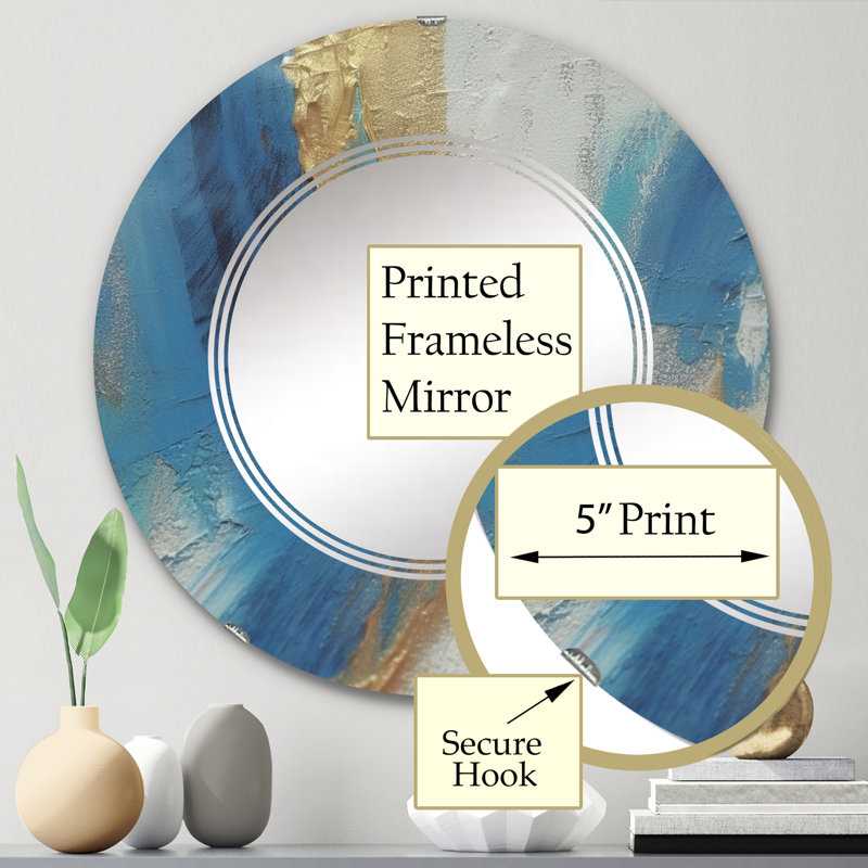 Miroir mural Zykell, 24 po x 24 po