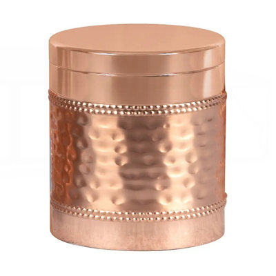 Stainless Steel Vanity Jar for Cotton Swabs, Sponges & Bath Salts, Durable and Stylish Bathroom Storage Solution