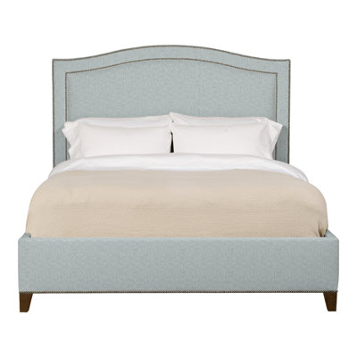 Caroline/Casey Queen Upholstered Low Profile Panel Bed
