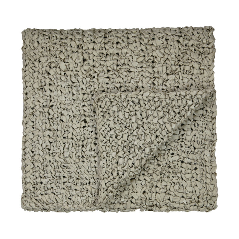 Jeté Ribbon Knit, Kaki pâle