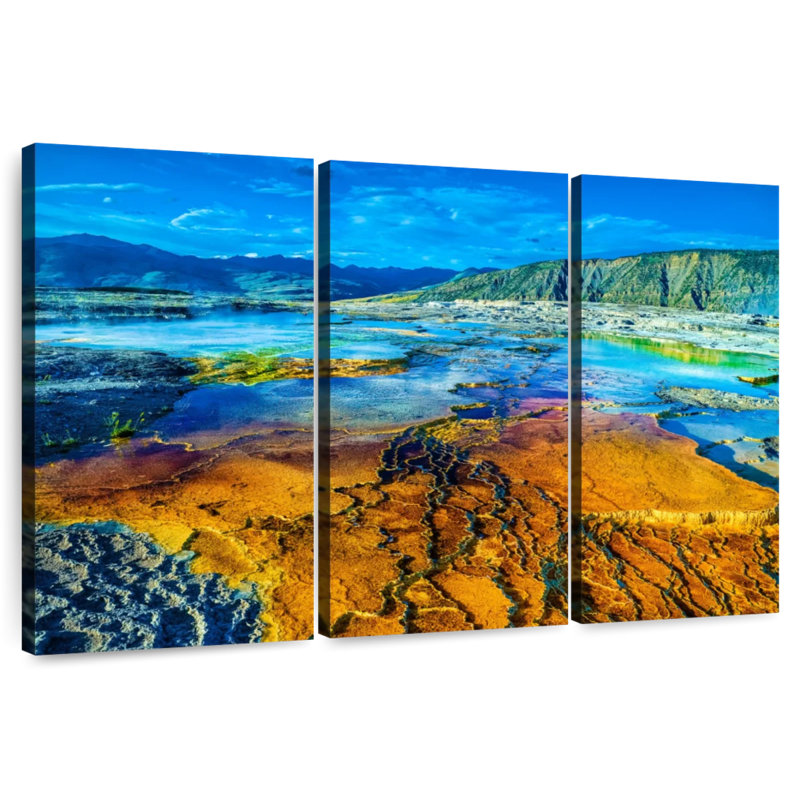 Alvord Yellowstone Mammoth Hot Springs, 20" H x 33" W