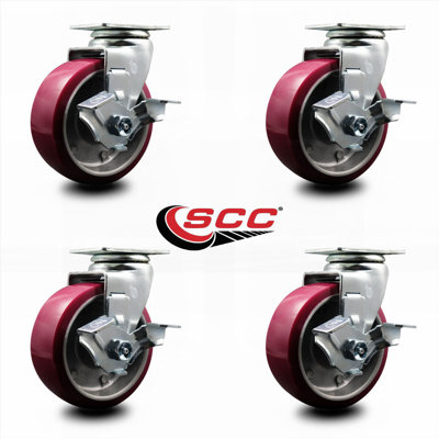 Poly and Aluminum Caster