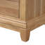 Ensemble de 3 pièces de lit de style campagnard avec tables de chevet et tête de lit en chêne naturel-635953592