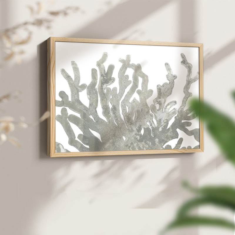 Stone Macro Coral III -Framed Print - Restickable, H 8 po x l 10 po, Naturel