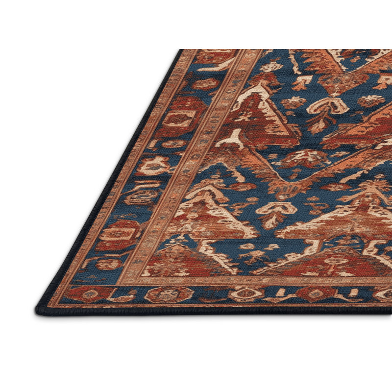 Tapis brun lavable à la machine