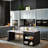 Multifunctional Kitchen Island With Extendable Table, Built-In Power Outlet, And Adjustable Shelves For Small Kitchens-124799875