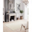 Tiffany Smooth Low Pile Semi-Plain Cream Rug-25964707