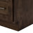 Sollman 61" Kodiak Brown Single Sink Bathroom Vanity with White Ice Quartz Top-124301239