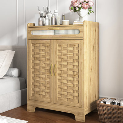 Buffet avec tablette et tiroir réglables pour le rangement des petits appareils dans la cuisine, la salle de lavage et la salle de bain