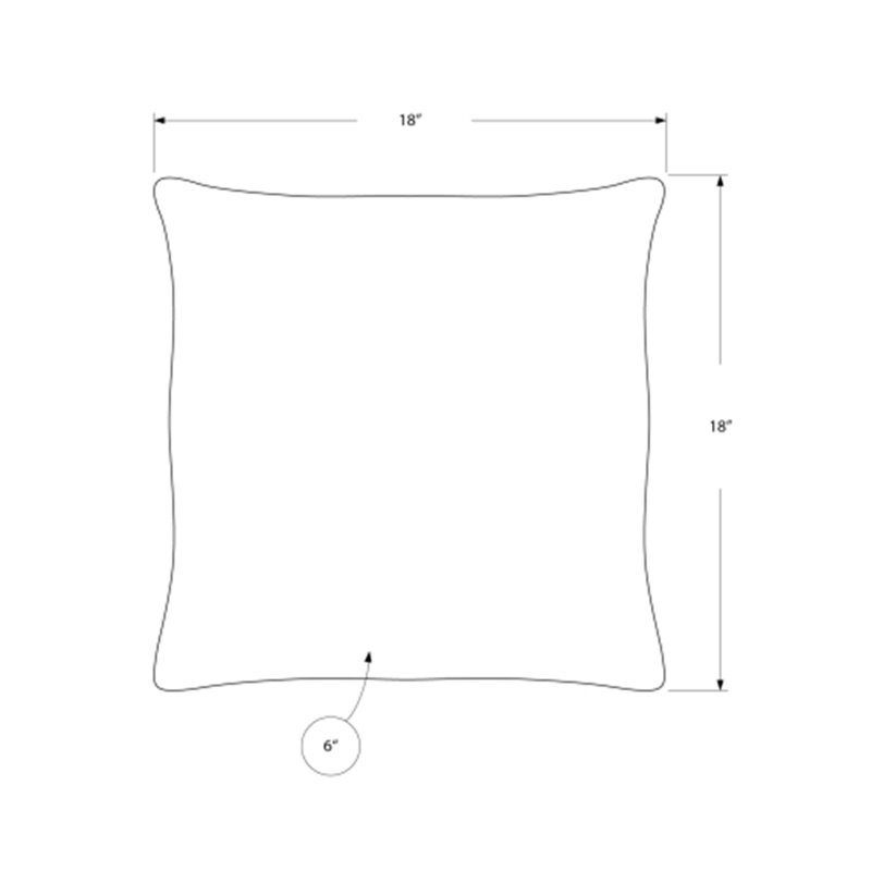 Coussins, ensemble de 2, 18 x 18 carrés, insert inclus, jet décoratif, accent, canapé, canapé, chambre à coucher, polyester hypoallergénique, moderne