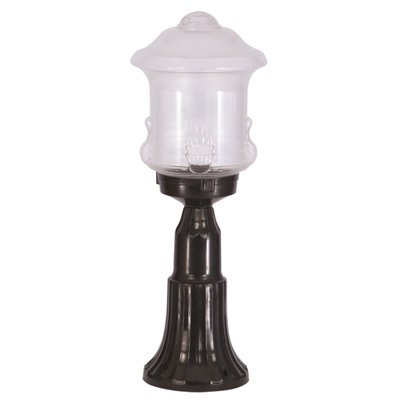 Lampadaire noir câblé à 1 lumière H 22 po Aarjan (double)
