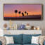 Coucher de soleil de Santa Monica, reproduction d'art sur toile-1761723238-1761723241