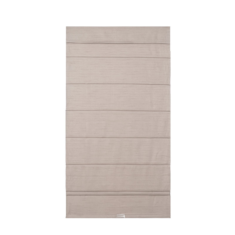 Store romain obscurcissant en tissu Fold, Ivoire, L 35 po x L 64 po