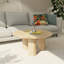 Table basse ronde moderne en bois massif de 36 pouces - finition naturelle, table basse en bois pour le salon, assemblage facile-322641530-305564459