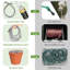 Metal Garden Hose With 10 Function Nozzle-110895104