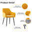 Sexton Upholstered Velvet Arm Dining Chair-1324914008