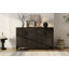 Armoire 4 portes avec finition naturelle Mirod-851961887