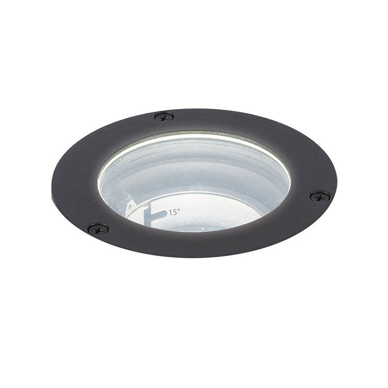 LED Well Light, Bronzed on Brass, 3000K