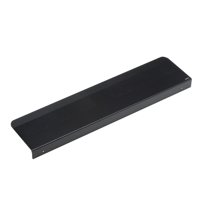 Haceka Matte Black Floating Shelf, 1.25" H x 19.75" W x 4.75" D