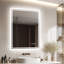 Miroir mural lumineux sans cadre Cevat-1865587672