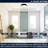 17-Inch LED Flush Mount Ceiling Light, 5CCT, 2420 Lumens, 34W CRI 90 Dimmable Ceiling Light Fixture With Interchangeable Canopy