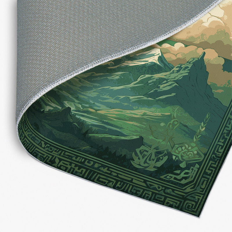Tapis intérieur et extérieur Spirit Temple, Rectangulaire 3 pi x 5 pi