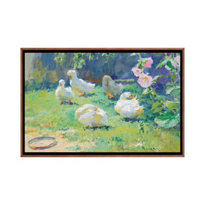 Heat - Floater Frame Print on Canvas
