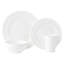 Mikasa Ciara 16-Piece Lightweight Chip-Resistant Bone China Dinnerware Set, Service for 4