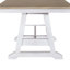 Ensemble de table de salle à manger à tréteaux 5 pièces avec rallonge papillon Keswick-102145302-102145300